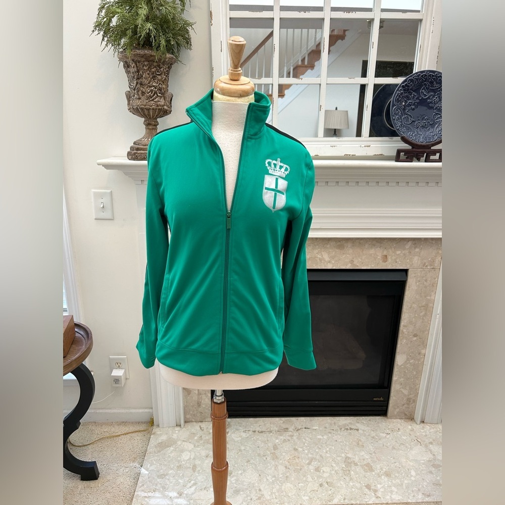 Vintage Y2K Dirty English/Juicy Couture Track Jacket with Crest